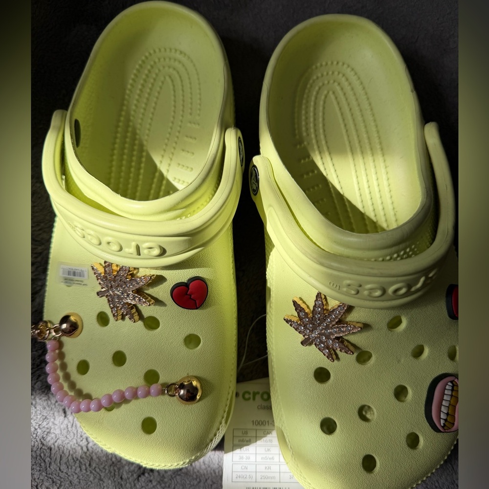 Crocs Clogs Lime Custom - Picture 3 of 3